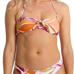 Roxy Women's Two Piece Bikini – Ring Bandeau Top
LARGE
